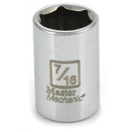 1/4-Inch Drive 7/16-Inch 6-Point Socket