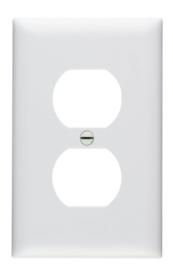 Pass & Seymour Cc Nylon Wall Plates 1 Outlet White (White)