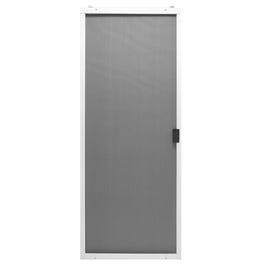 Breezeway Sliding Patio Screen Door, Bronze Steel, Adjustable Height, 48-In. Wide