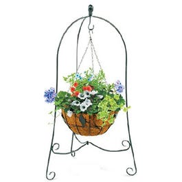 Plant Stand, Scroll Hanging Basket, Folding, 40 x 24 x 24-In.