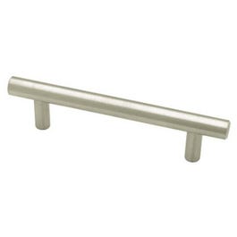 Cabinet Pull, Bar, Stainless Steel, 3.75-In., 4-Pk.