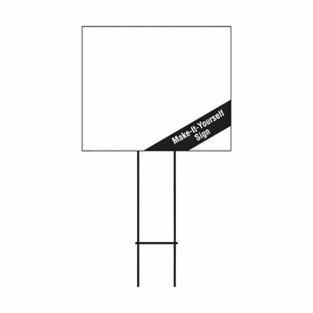 Hy-ko Products Co LBL-7 Blank Corrugated Plastic Lawn Signs 20