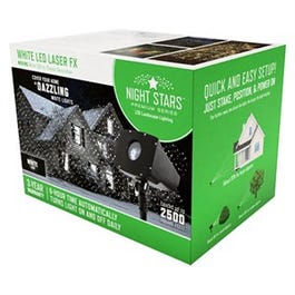 Night Stars LED Laser FX Light Projector, Rotates
