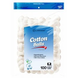 Pure Cotton Balls, 100-Ct.