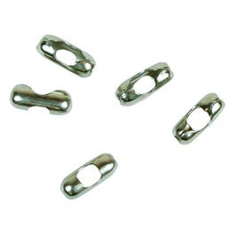 Lamp Chain Connector, Nickel-Plated, #10, 5-Pk.