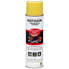 Rust-Oleum Industrial Choice® M1600 System Precision Line Inverted Marking Paint Yellow (Yellow)