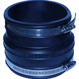 Flexible Coupling, Socket-to-Socket Connection,  4 x 4-In.