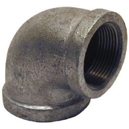 Pipe Fitting, Galvanized Reducing Elbow, 90-Degree, 1/2 x 3/8-In.