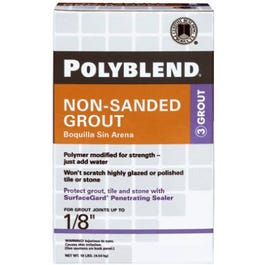10-Lb. Snow White Non-Sanded Polyblend Grout