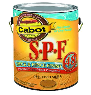 Cabot Stain Coco Shell Spf Deck And Fence Finish Exterior (1 Gallon)