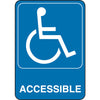 Hillman Group Adhesive Handicap Accessible Sign (5 X 7) (5 X 7)