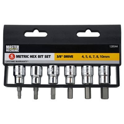 Apex Tool Group Master Mechanic Sae Hex Bit Socket Set (7 Piece) (7 Pc)