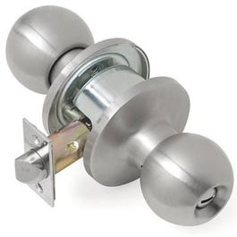 Light-Duty Commercial Satin-Finish Privacy Knob