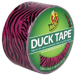 Pink Zebra Duct Tape, 1.88-Inch x 10-Yard