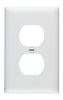 Pass & Seymour Cc Nylon Wall Plates 1 Outlet White (White)