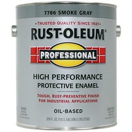 Professional Enamel Paint, Smoke Gray Gloss, 1-Gallon