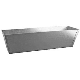 Mud Pan, Galvanized Steel, 12-In.