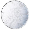 Dessert Plate, Floral Leaf, 7.25-In.