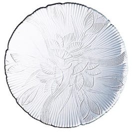 Dessert Plate, Floral Leaf, 7.25-In.