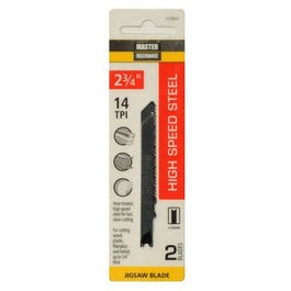 2-Pack 2.75-Inch 14-TPI Metal-Cutting High-Speed Steel Jigsaw Blade