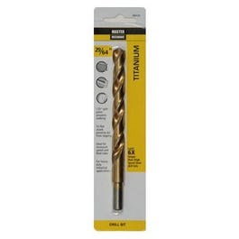 29/64 x 5-5/8-In. High-Speed Steel Drill Bit, Titanium Coated