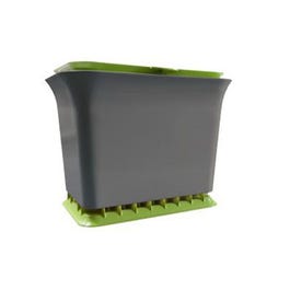 Fresh Air Kitchen Compost Collector, Green Slate, 1.5-Gals.