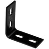 Corner Brace, Black Steel, 3.1-In.