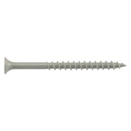 Fas-N-Tite Exterior Wood Screws, Gray Ceramic, 2.5-In. x #10, 5-Lbs.