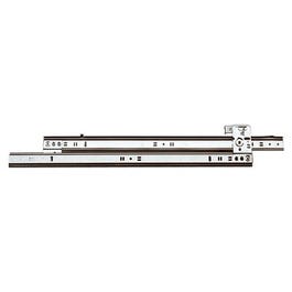 Drawer Slide, Medium-Duty, Zinc Finish, 18-In.