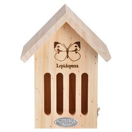 Butterfly House, Wood, 6.7-in. x 4.8-In. x 9-In.