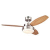 Ceiling Fan, Brushed Nickel, 42-In.