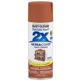 Painter's Touch 2X Spray Paint, Satin Cinnamon, 12-oz.