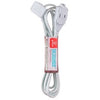 Designer Extension Cord, 3-Outlet, Mint, 9-Ft.