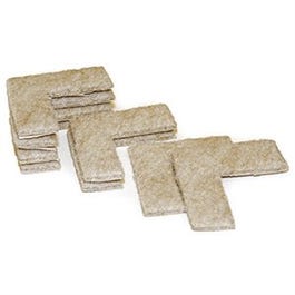 Felt Pads, Corner Piece, Self-Adhesive, Tan, 1.5-In., 8-Pk.