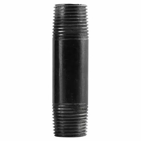 Mueller Black 1/4 Diameter Schedule 40 Nipples Close