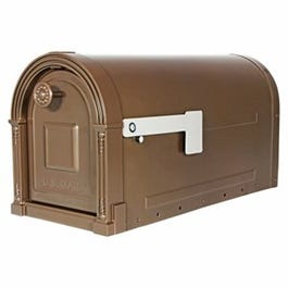 Garrison Post-Mount Mailbox, Venetian Bronze, Large