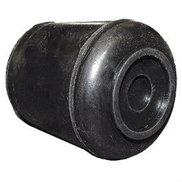 Furniture Leg Tip, Black Rubber, 5/8-In.