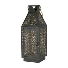 LED Filigree Lantern, Battery-Powered, 16-In.