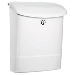 Parkside Mailbox, Wall-Mount, White, 13.5 x 10.87-In.