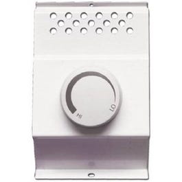 Baseboard Thermostat, Single Pole, White