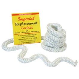 6-Ft. White Fiberglass Door Gasket Rope