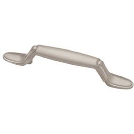 5-In. Satin Nickel Spoon Foot Cabinet Pull