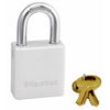 1-1/2 In. High-Security Padlock, Wide Solid Aluminum, Keyed-Different