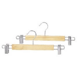 Natural Wood Skirt Hangers, 2-Pk.