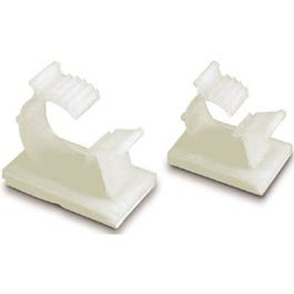 Adhesive-Mounted Releasable Clamp, 1/2-In., 4-Pk.