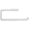 Paper Towel Holder, Wall-Mount, White Plastic