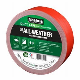 HVAC Duct Tape, Red, 1.89-In. x 60-Yds.