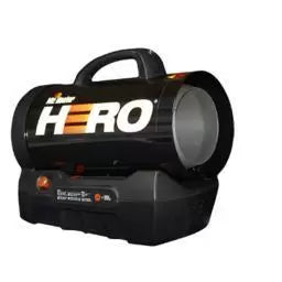 Mr Heater Hero Cordless Propane Forced Air Heater 35000 Btu 800 Sq. Ft. 10ft. (10')