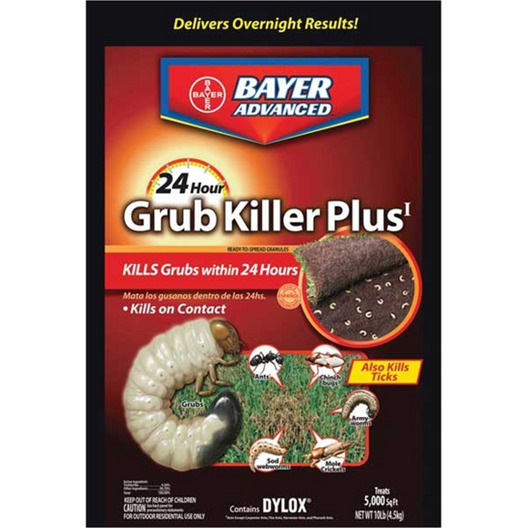 BAYER ADVANCED 24 HOUR GRUB KILLER PLUS GRANULES (10 lbs)