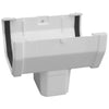 Raingo 5 In. Vinyl White Duraspout Gutter B-Drop Outlet